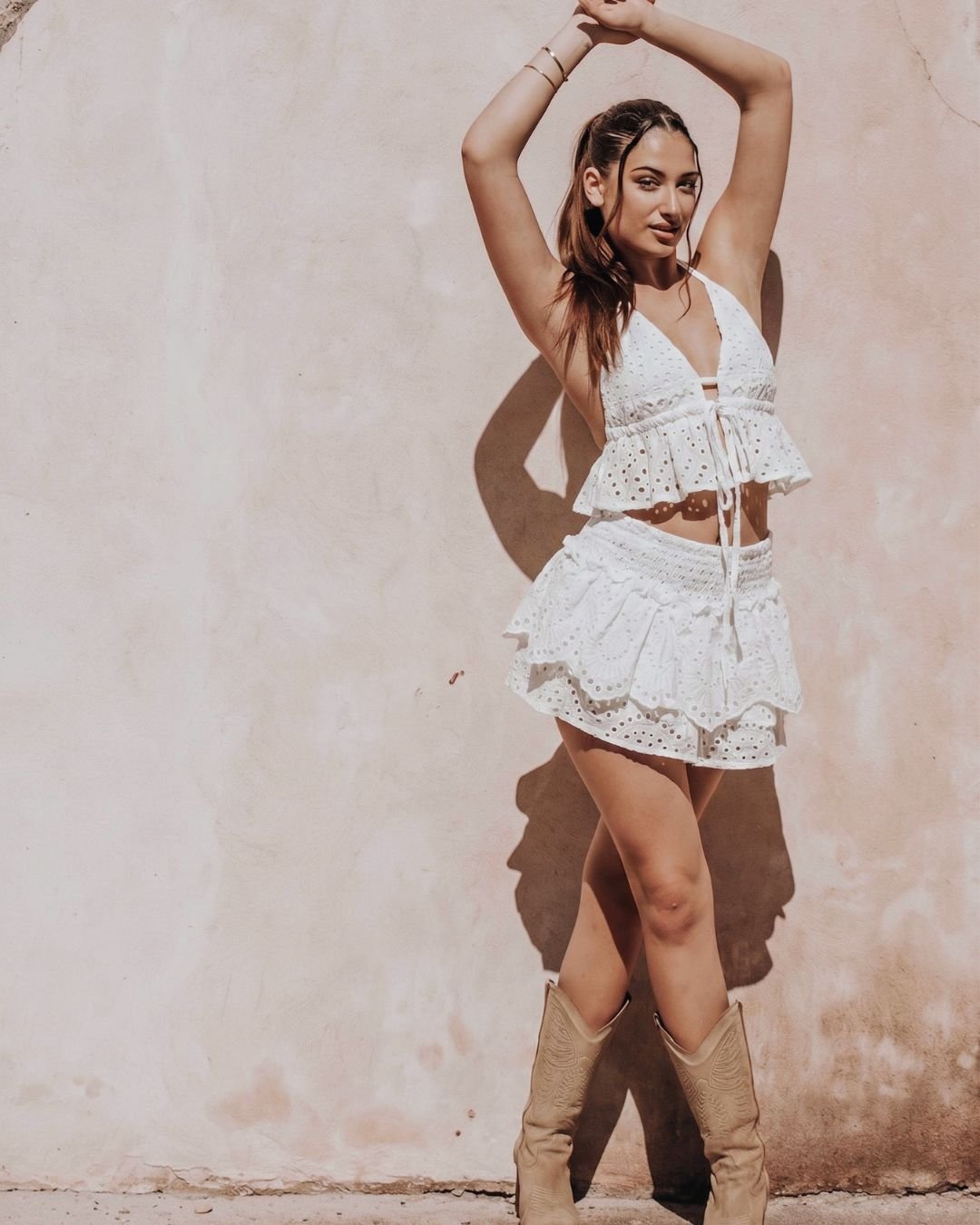 Conjunto de Lino Brisa Marina - Top Espalda al Aire y Short