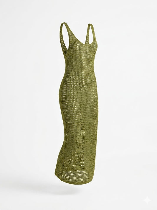 Aura Dress Green