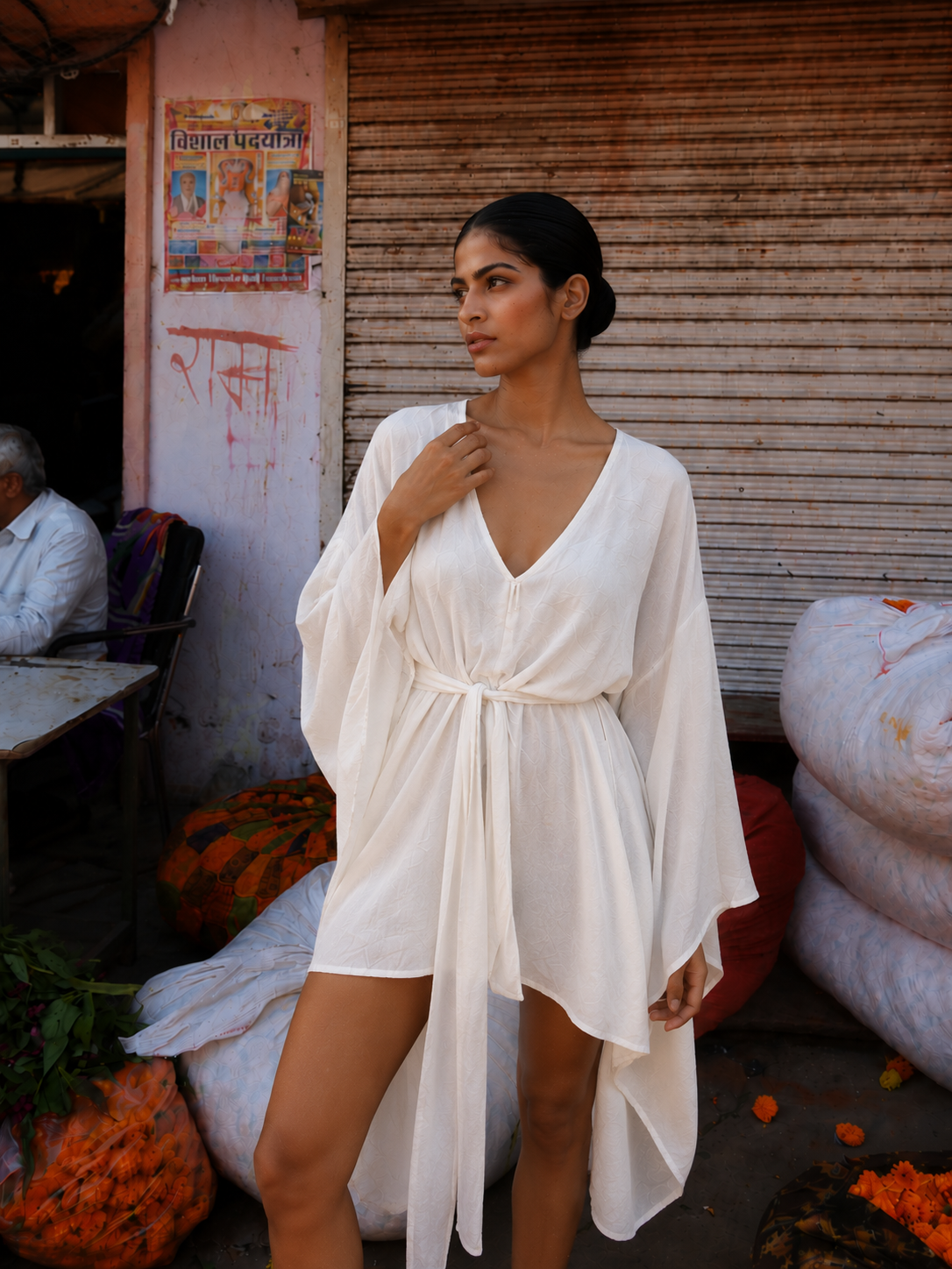 Diya Dress - white