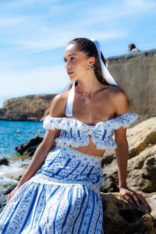 COSTA BELLA TOP BLUE