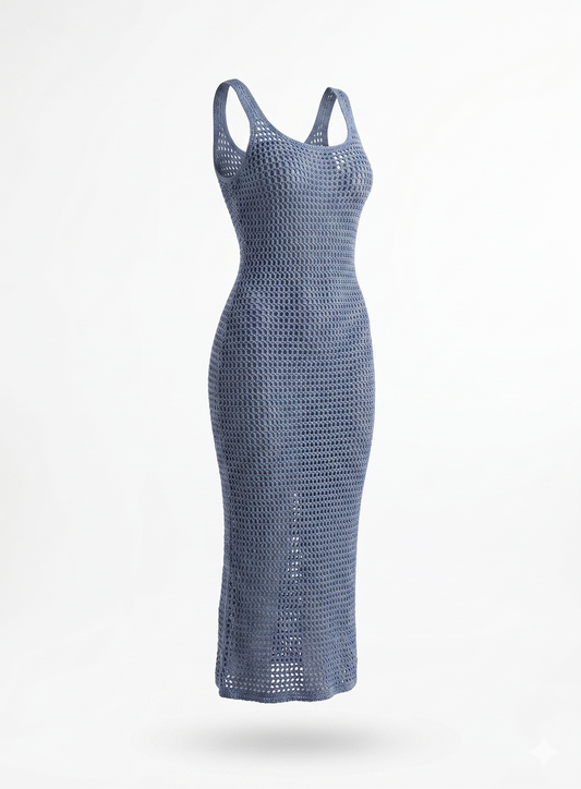 Aura Dress Blue