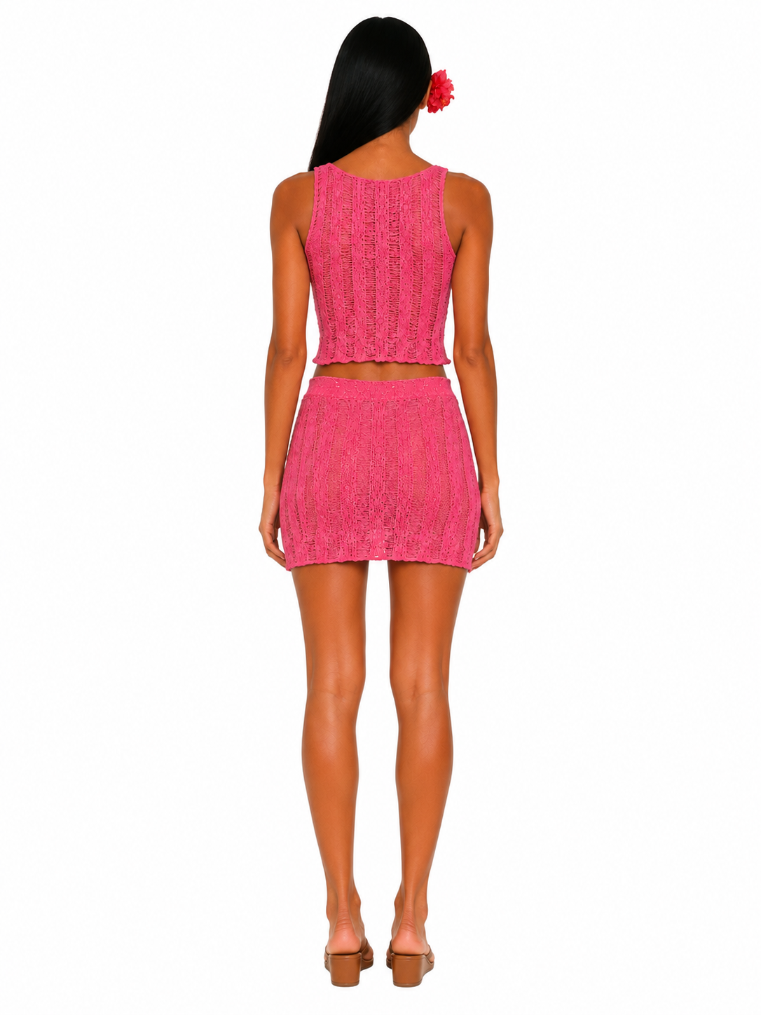 Nora Rosa Set - Cotton Top and Skirt