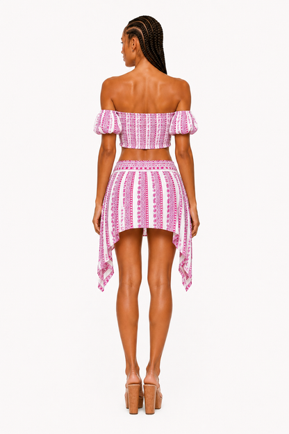 Canggu Pink Ikat Set