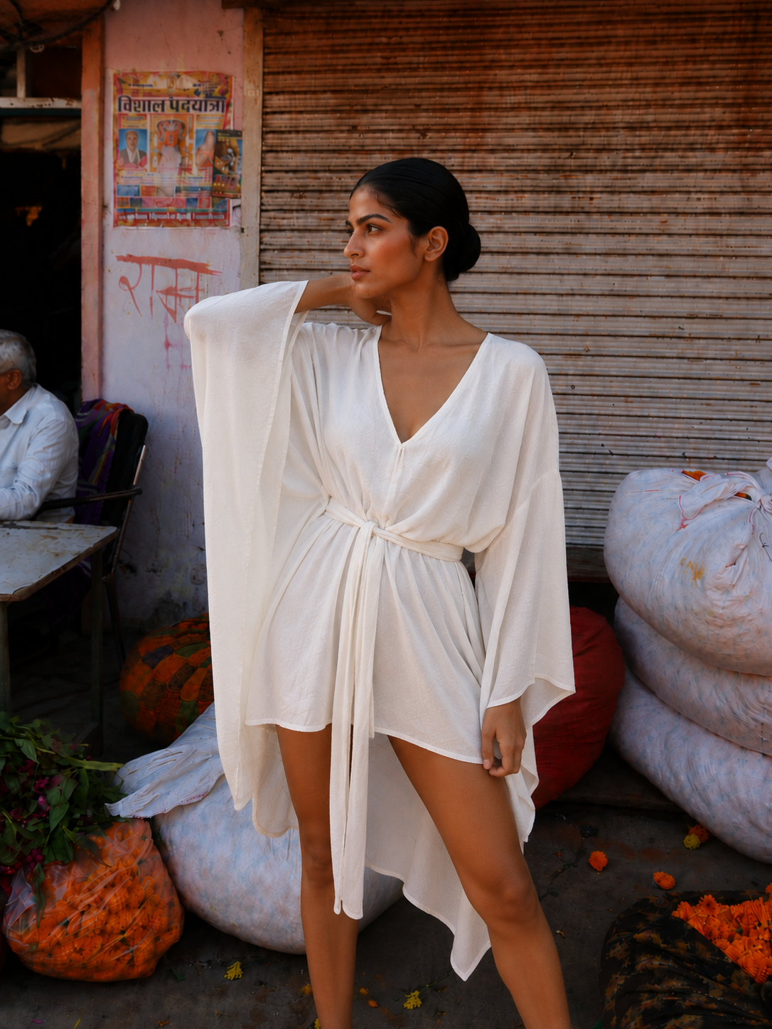 Diya Dress - white