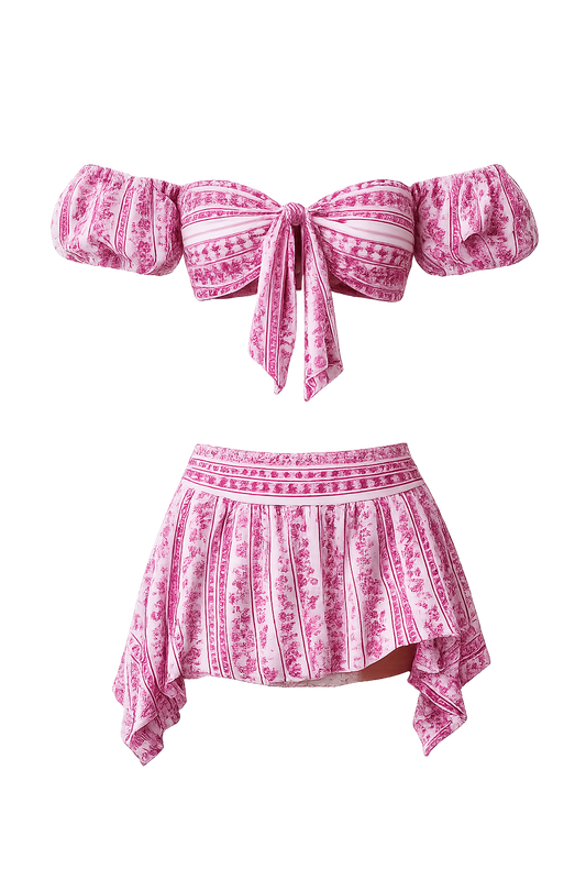 Set Canggu Pink Ikat